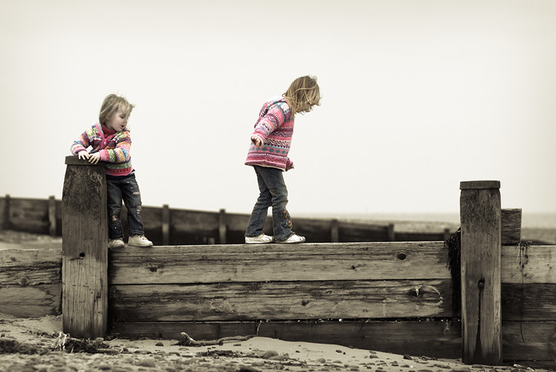 follow the leader #2 / 3x2 + children [portraits] + fylde coast [scenic]