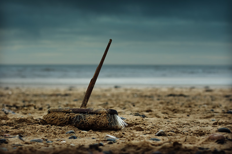 old broom / 3x2 + beachcombing + fylde coast