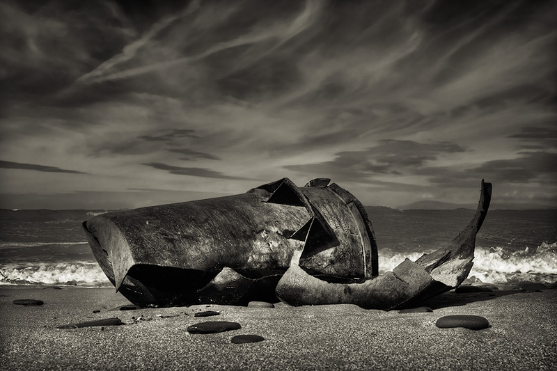 untitled #0035 / 3x2 + HDR + beachcombing + fylde coast