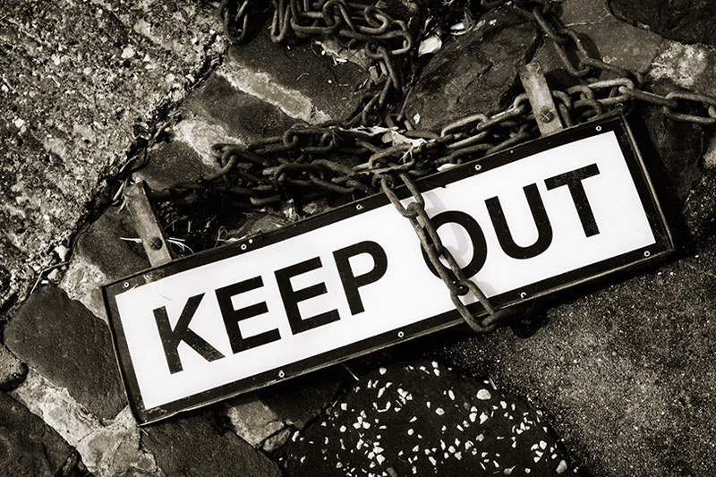 keep out #6