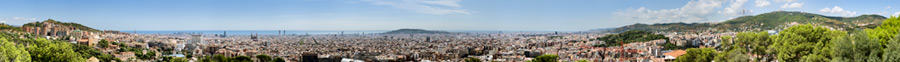 the barcelona skyline