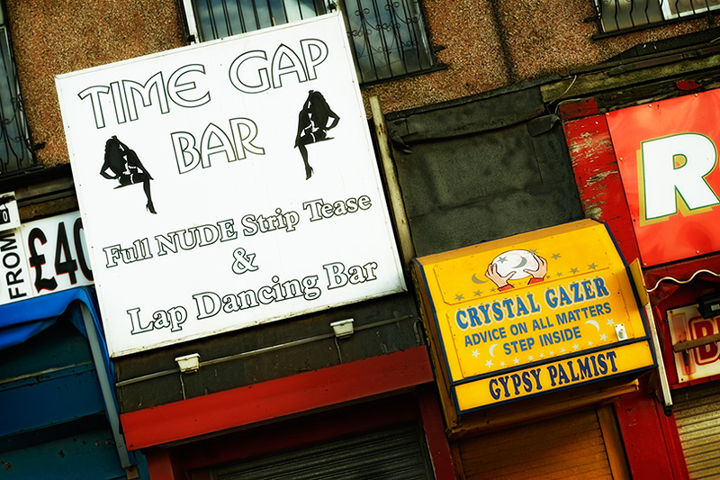 time gap bar