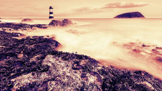 Taken for ODC. Lighthouse at Black Point, Penmon.